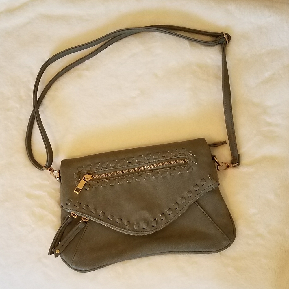 Olive Green Purse (crossbody or clutch)
